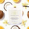 2 Pack Wooden Wick Coconut & Vanilla Candle Gift Set – Long Lasting Soy Wax Candles with Gift Boxes