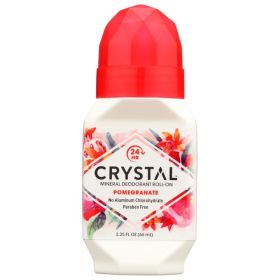 Crystal Essence Mineral Roll-On Deodorant (1x2.25 Oz) (Scent: Pomegranate)