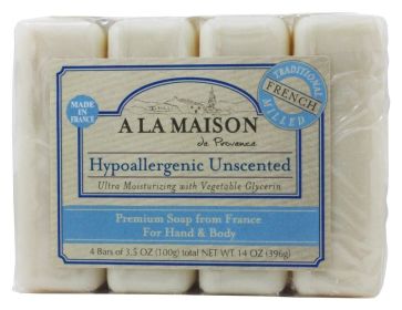 MAISON BAR SP (1 X 3.5 Oz -  4 PACK) (Scent: Hypoallergenic Unscented)