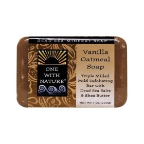 One With Nature Bar Soap (1x7 Oz) (Scent: Vanilla Oatmeal)
