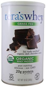 Tera's Whey Protein (1x12 Oz) (flavor: Organic Dark Chocolate Cocoa)