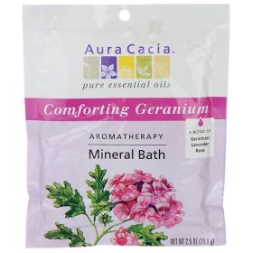 Aura Cacia Mineral Bath Salts (6x2.5 Oz) (Scent: Comforting Geranium)