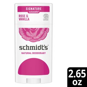 SCHMDTS DEOD (1 X 2.65 OZ) (Scent: Rose & Vanilla)