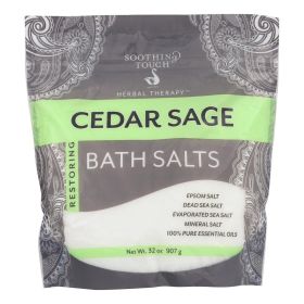 S.T. BTH SLT (1 X 32 OZ) (Scent: Cedar Sage)