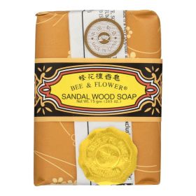Bee & Flower Bar Soap (12x2.65 Oz) (Scent: Sandlewood)