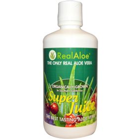 REAL ALOE VERA (1 X 32 OZ) (flavor: Super Juice)