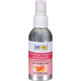 Aura Cacia Body Mist (1x4 Oz) (Scent: Refreshing Tangerine and Grapefruit)