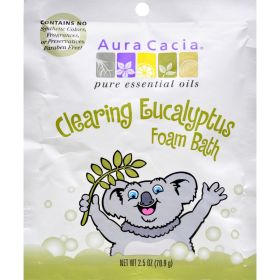 Aura Cacia Kids Foam Bath (6x2.5 Oz) (Scent: Clearing Eucalyptus)