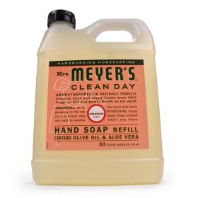Mrs Meyers Liquid Hand Sp Refil (6x33OZ) (Scent: Geranium)
