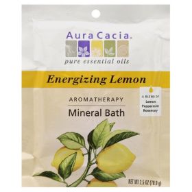 Aura Cacia Mineral Bath Salts (6x2.5 Oz) (Scent: Energizing Lemon)