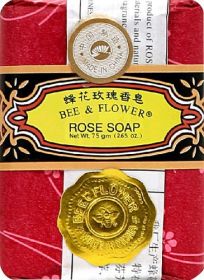Bee & Flower Bar Soap (12x2.65 Oz) (Scent: Rose)