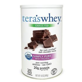 Tera's Whey Protein (1x12 Oz) (flavor: Non GMO Dark Chocolate Cocoa)