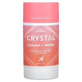 CRYSTL DEOD STICK (1 X 2.5 OZ) (Scent: Coconut + Vanilla)