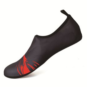 Men's Water Shoes Quick Drying Swimming Socks Women Yoga Shoes Summer Aqua Sandals Non Slip Barefoot Slippers for Beach Vacation (Color: P27, size: 44-45 (feet 26.5cm))