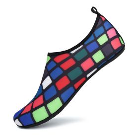 Men's Water Shoes Quick Drying Swimming Socks Women Yoga Shoes Summer Aqua Sandals Non Slip Barefoot Slippers for Beach Vacation (Color: P22, size: 42-43 (feet 25.5cm))