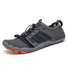 New couple fitness sneakers beach swimming shoes multifunctional outdoor shoes (Color: Dark Grey, size: 38)