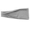 Women Headband Solid Color Twist Cotton Wide Turban Twist Knitted Cotton Sport Yoga Hairband Twisted Knotted Headwrap