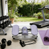 Home Use Silent Side-to-Side Swing Stepper with Resistance Bands & Digital Counter, Multi-Functional Leg & Waist Slimming Fitness Equipment