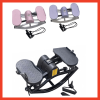 Home Use Silent Side-to-Side Swing Stepper with Resistance Bands & Digital Counter, Multi-Functional Leg & Waist Slimming Fitness Equipment