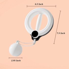 Shoulder Reliever Ball Swing for Women, 360Â° Hand-Crank Chest Workout Equipment, Forearm Exerciser Fitness Equipment for Arm and Wrist (Lens Color: White)