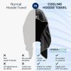 Hoodie Towel, Evaporative Cool Technology, Cools Instantly When Wet, UPF 50 Sun Protection, Contours Your Head to Stay in Place, Great for Sports