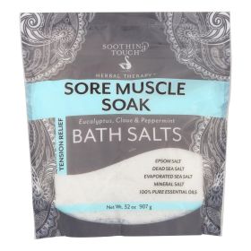 S.T. BTH SLT (1 X 32 OZ) (Scent: Eucalyptus, Clove & Peppermint)